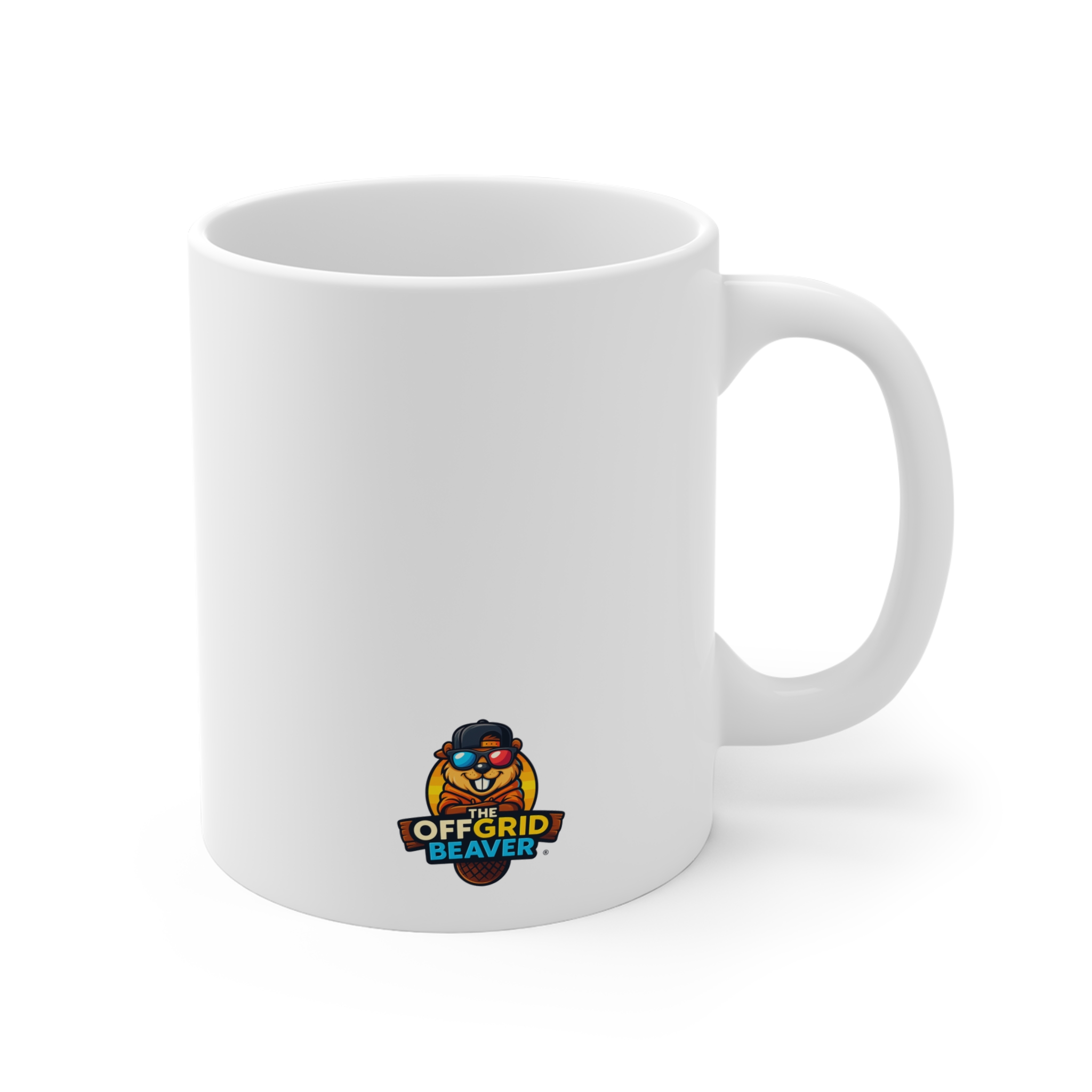 "AI Can’t" Series Mug : Fire - Official OffGrid Beaver® - Image 2