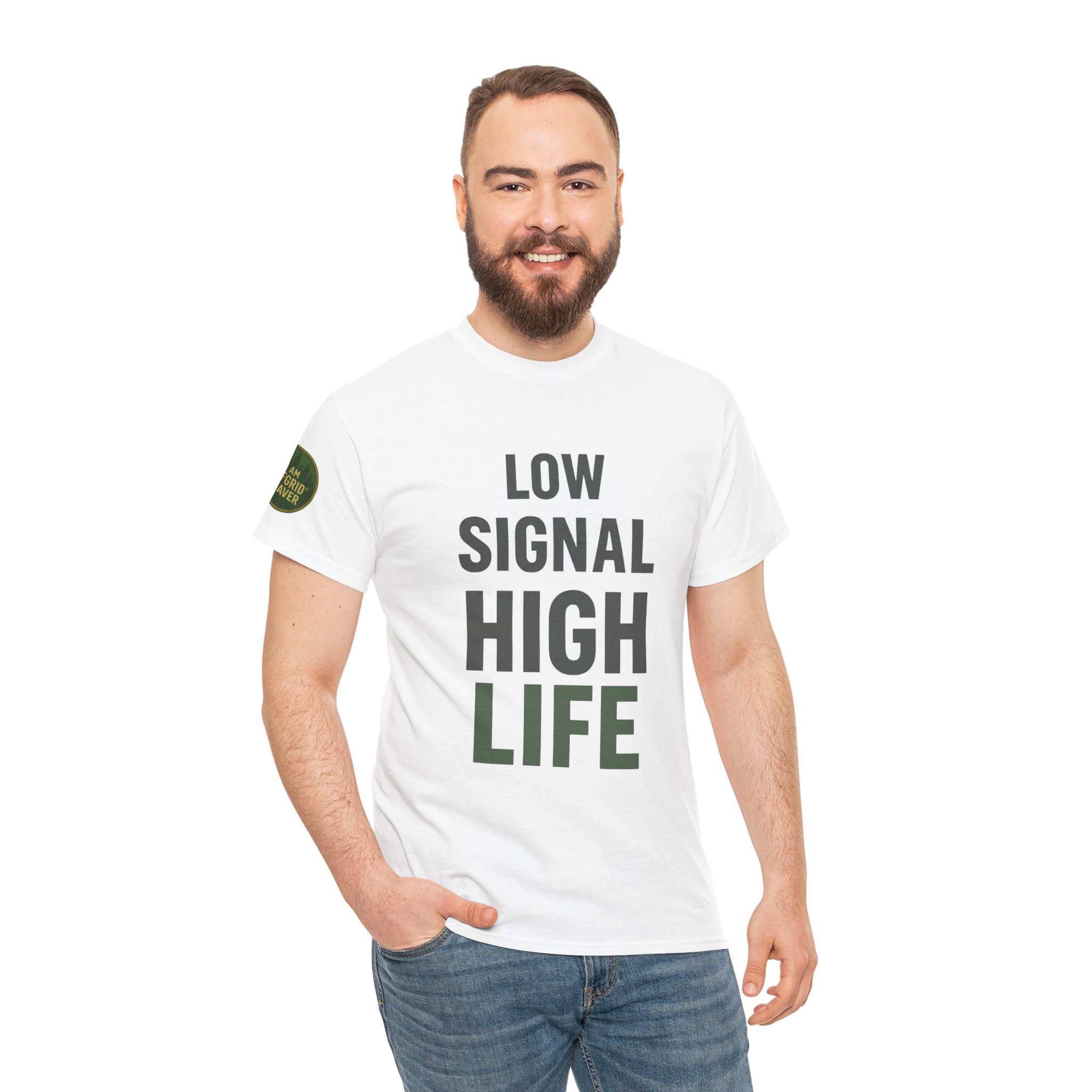 Low Signal High Life OffGrid Beaver® Tee - Image 5
