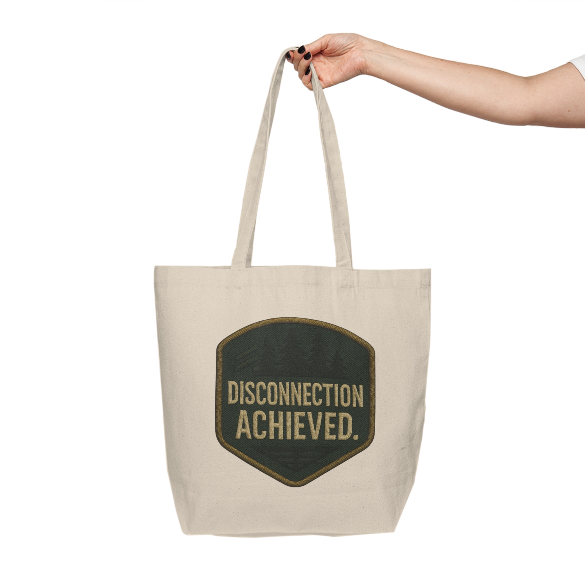 Canvas Tote Bag - Disconnection Achieved - Image 5