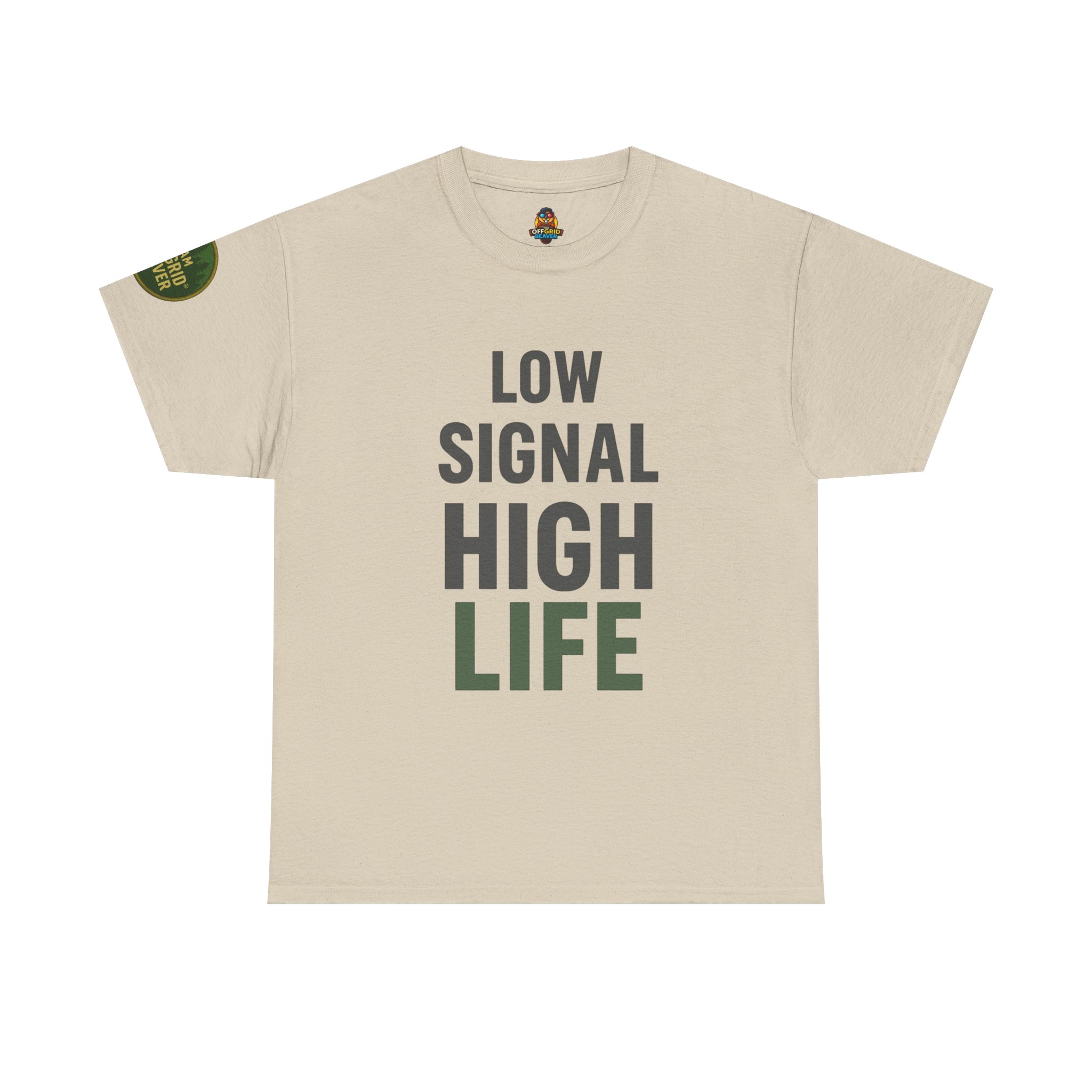 Low Signal High Life OffGrid Beaver® Tee - Image 7