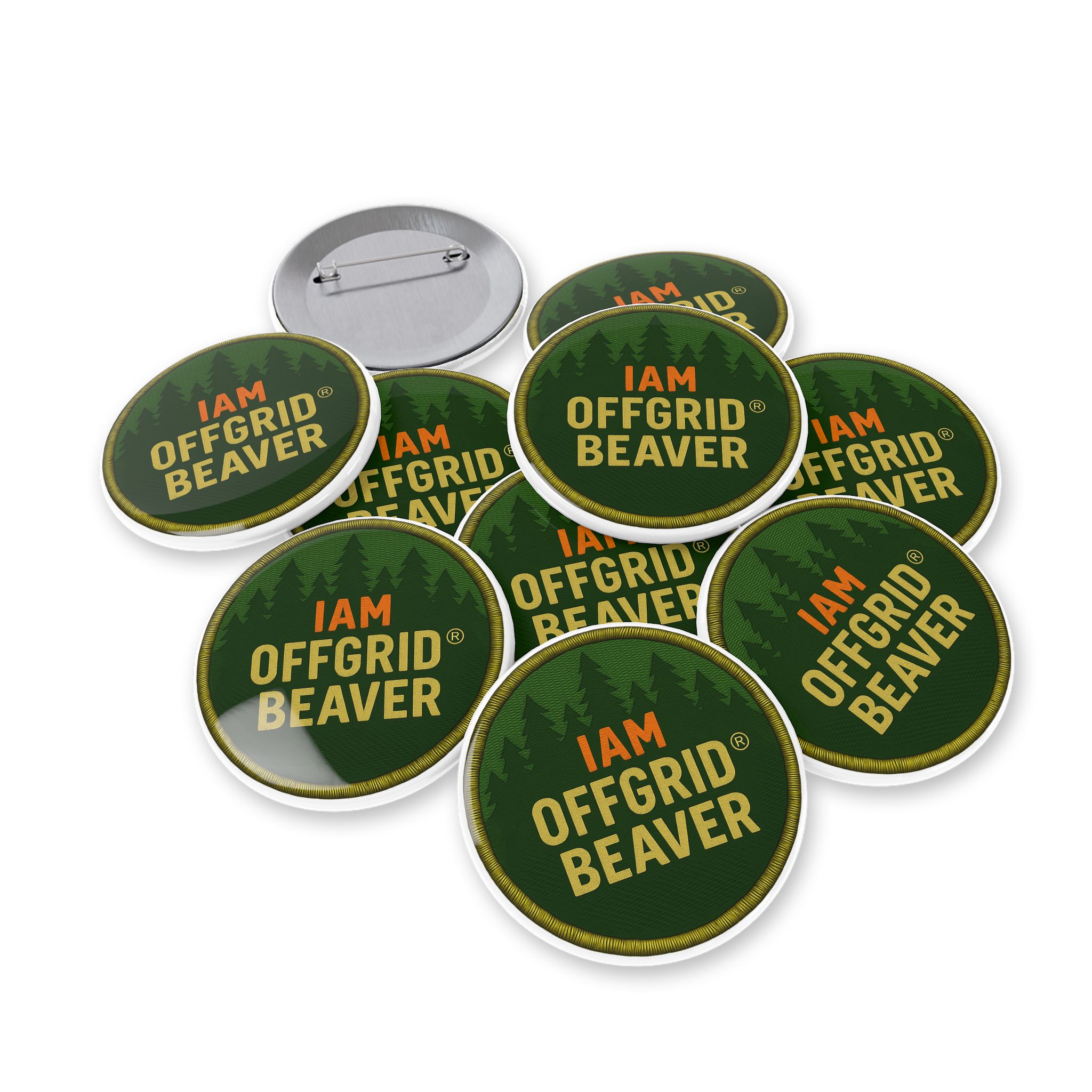 IAM Offgrid Beaver® Official Button - Image 7