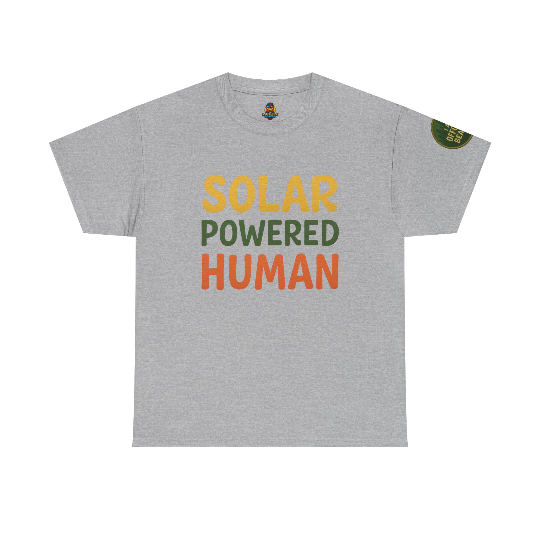 Solar Powered Human OffGrid Beaver® Tee - Image 6