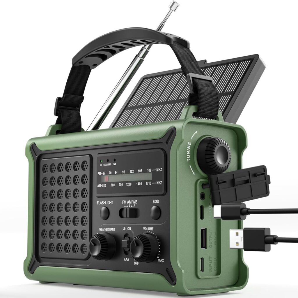 Emergency Radio Solar Hand Crank