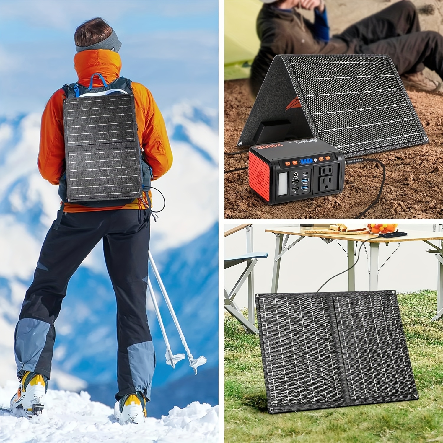 Takki Portable Power Station with Solar Panel - Image 10